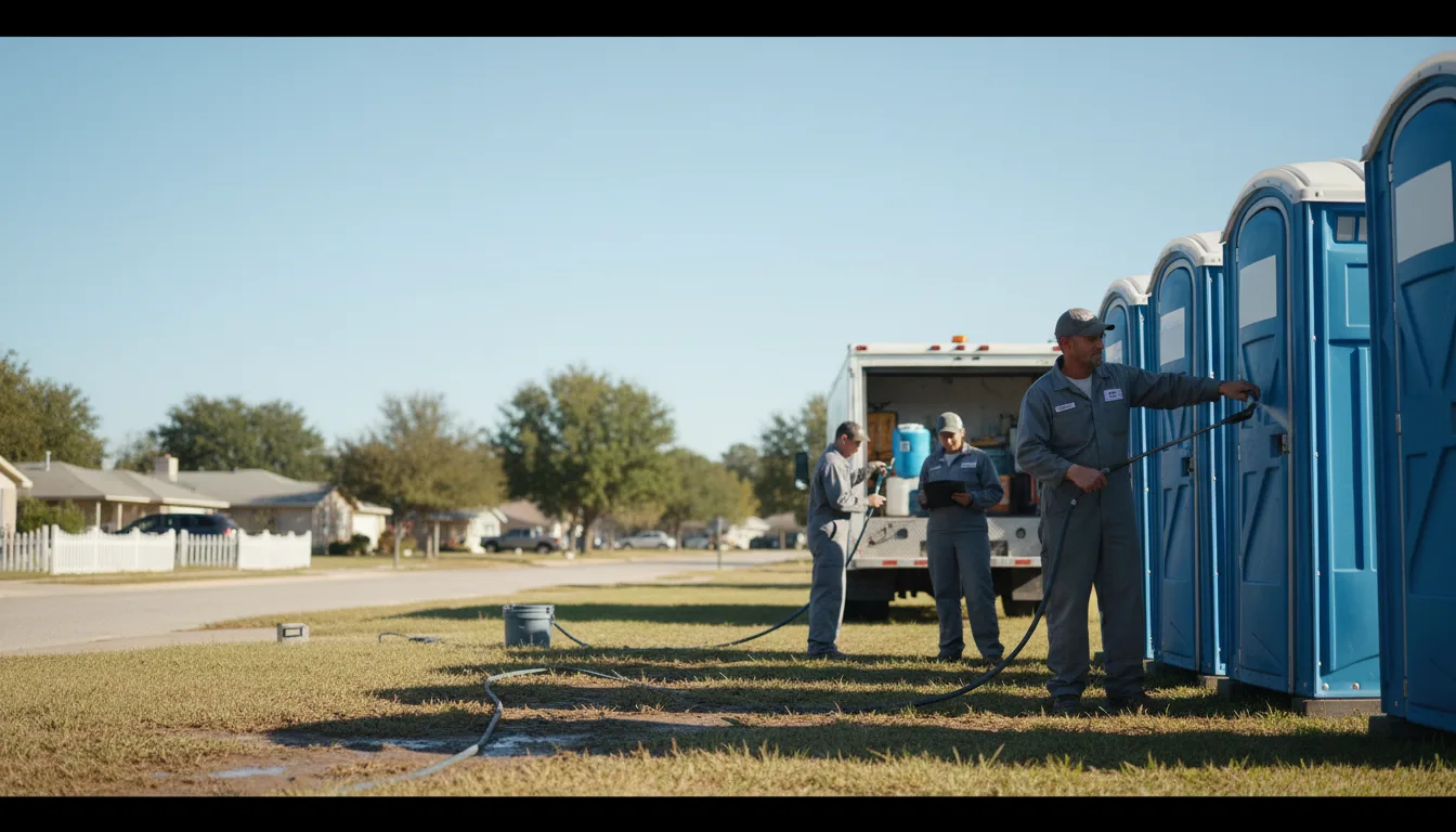 Long-Term Portable Toilet Rental in El Paso, TX near me